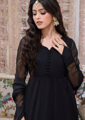 Black Grace – Embroidered Frock 2 Piece