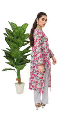 Crimson Flora – Stitched Printed Lawn 2 Piece