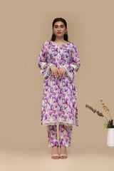 Lavender Haze – Stitched Printed Lawn 2 Piece