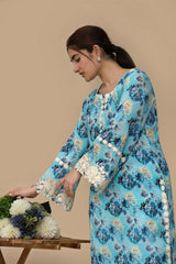 Aqua Mist – Stitched 2 Piece Lawn