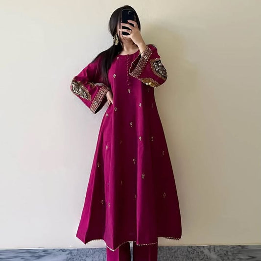 Zincorus Embroidered 2PC